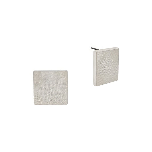 15mm Square Shaped Metal Post Earring - Premium  from ZLA - Just $9.50! Shop now at ZLA