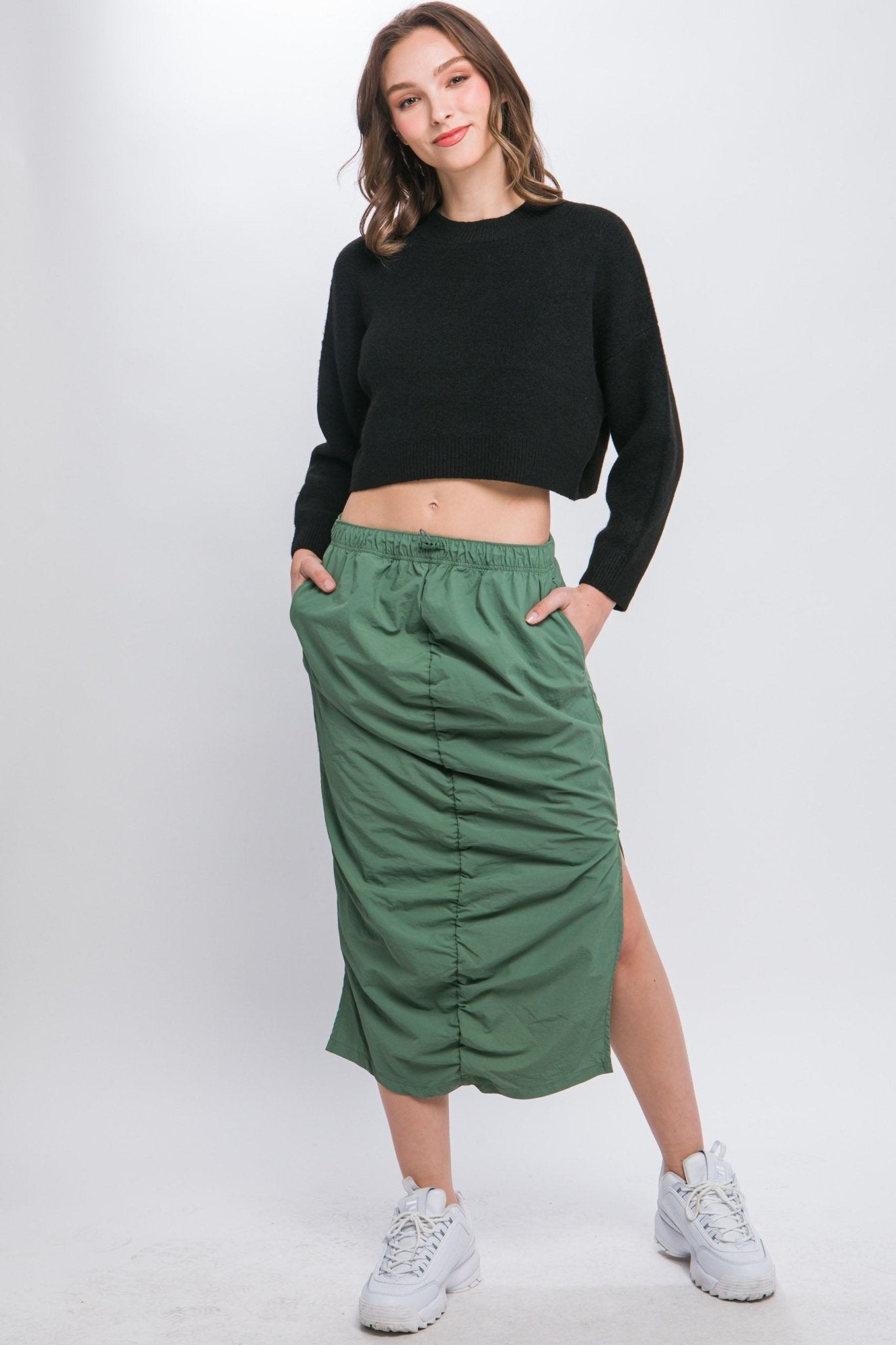 Wool Blend Cropped Sweater Top - Premium  from ZLA - Just $27.50! Shop now at ZLA