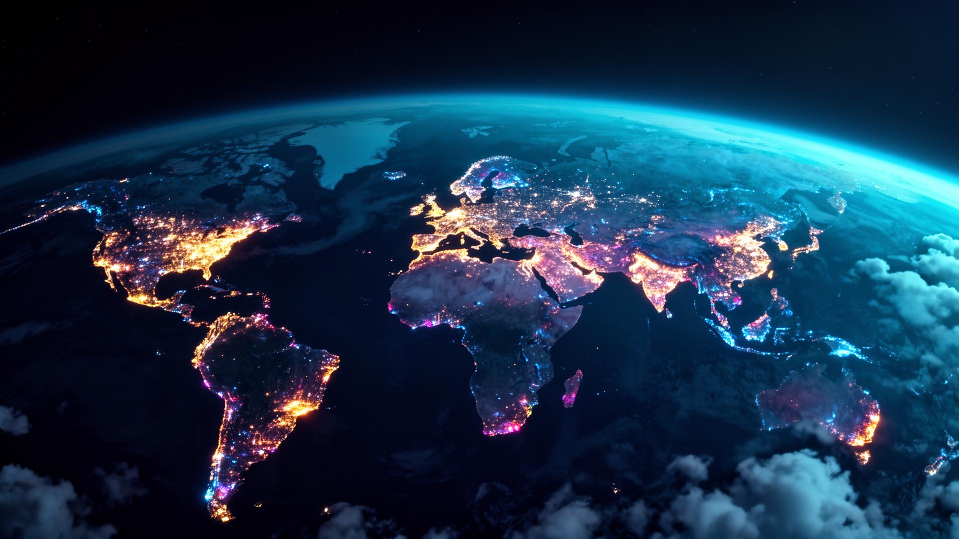 Live world map