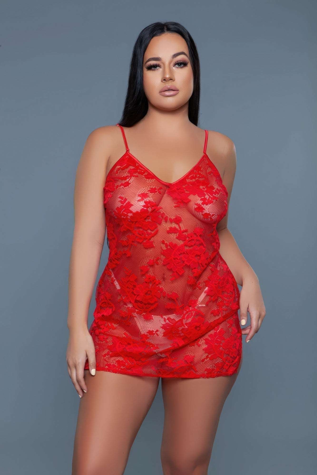 Red Lace Jumpsuit | Floral Lace Jumpsuit | ZLA