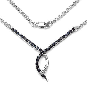 1.09 Carat Genuine Black Sapphire .925 Sterling Silver Pendant - Premium Jewelry & Watches from Carmine Hercules - Just $49.11! Shop now at ZLA