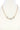 3 Screw Lcok Rhinestone Charm Oval Link Metal Necklace - ZLA