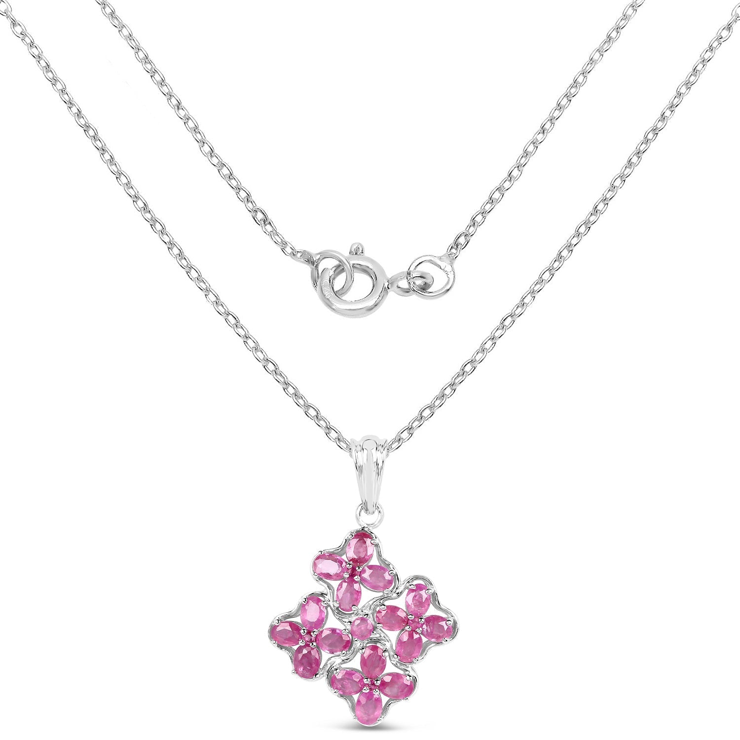 3.72 Carat Genuine Ruby .925 Sterling Silver Pendant - Premium Jewelry & Watches from Carmine Hercules - Just $77.42! Shop now at ZLA