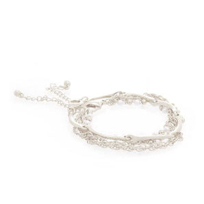 Pearl Point Multi Layered Chain Bracelet