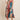 Tie Dye Ribbed Brush Sleeveless Flowy Asymmetrical Hem Midi Dress