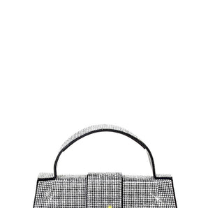Rhinestone Allover Chic Design Handle Bag