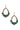 Acetate Rhinestone Teardrop Dangle Earring - ZLA