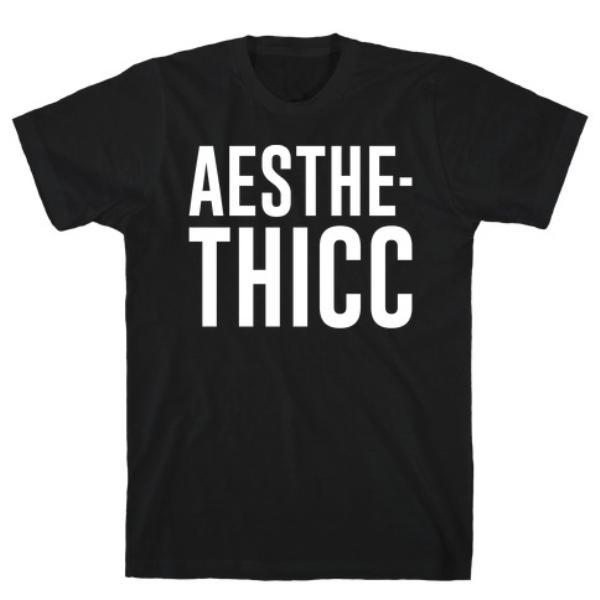 AESTHETHICC PARODY WHITE PRINT T-SHIRT - Premium  from Virgin Teez - Just $24.99! Shop now at ZLA