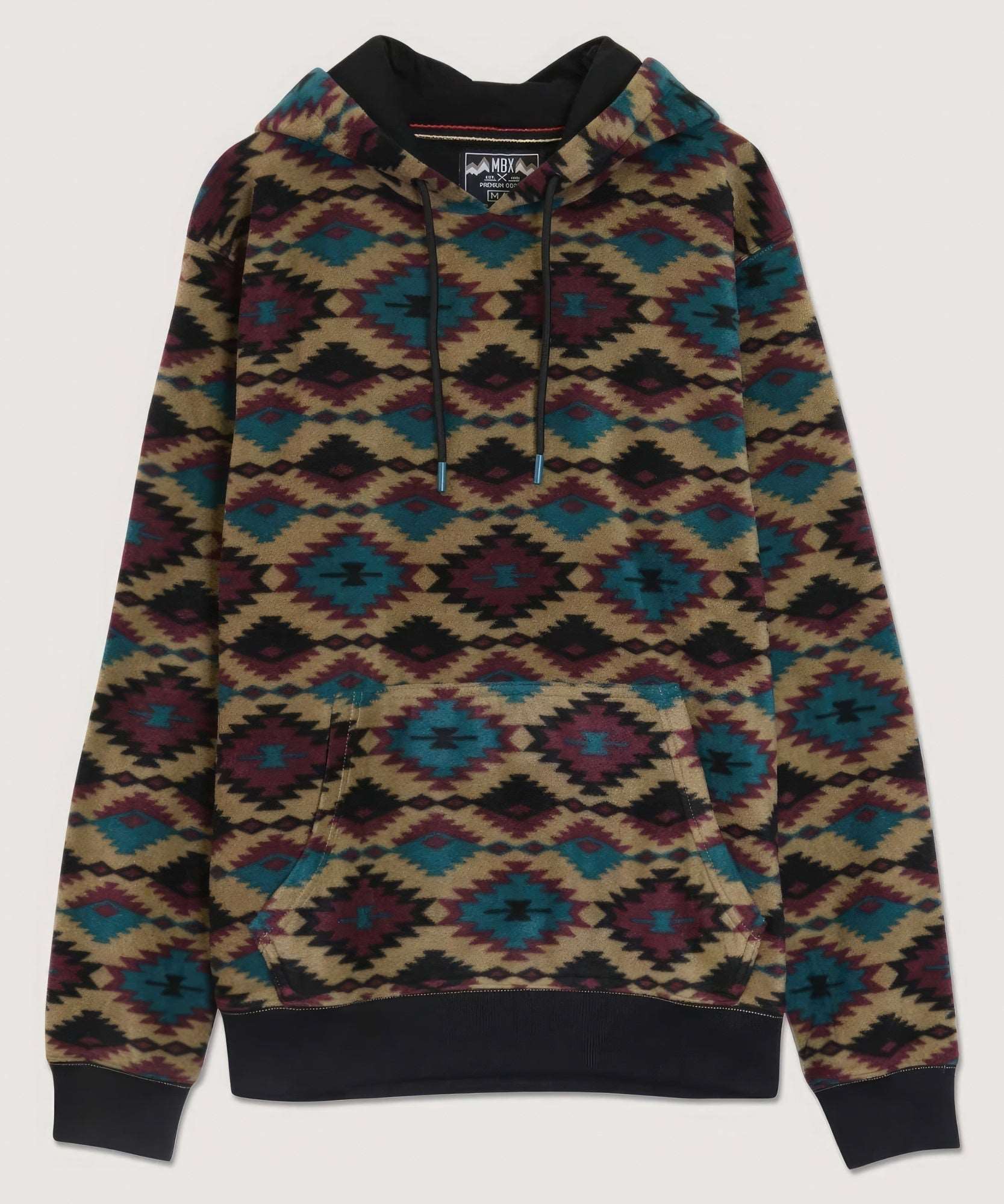 Aztec Diamond Print Hoodie - Premium  from ZLA - Just $47! Shop now at ZLA