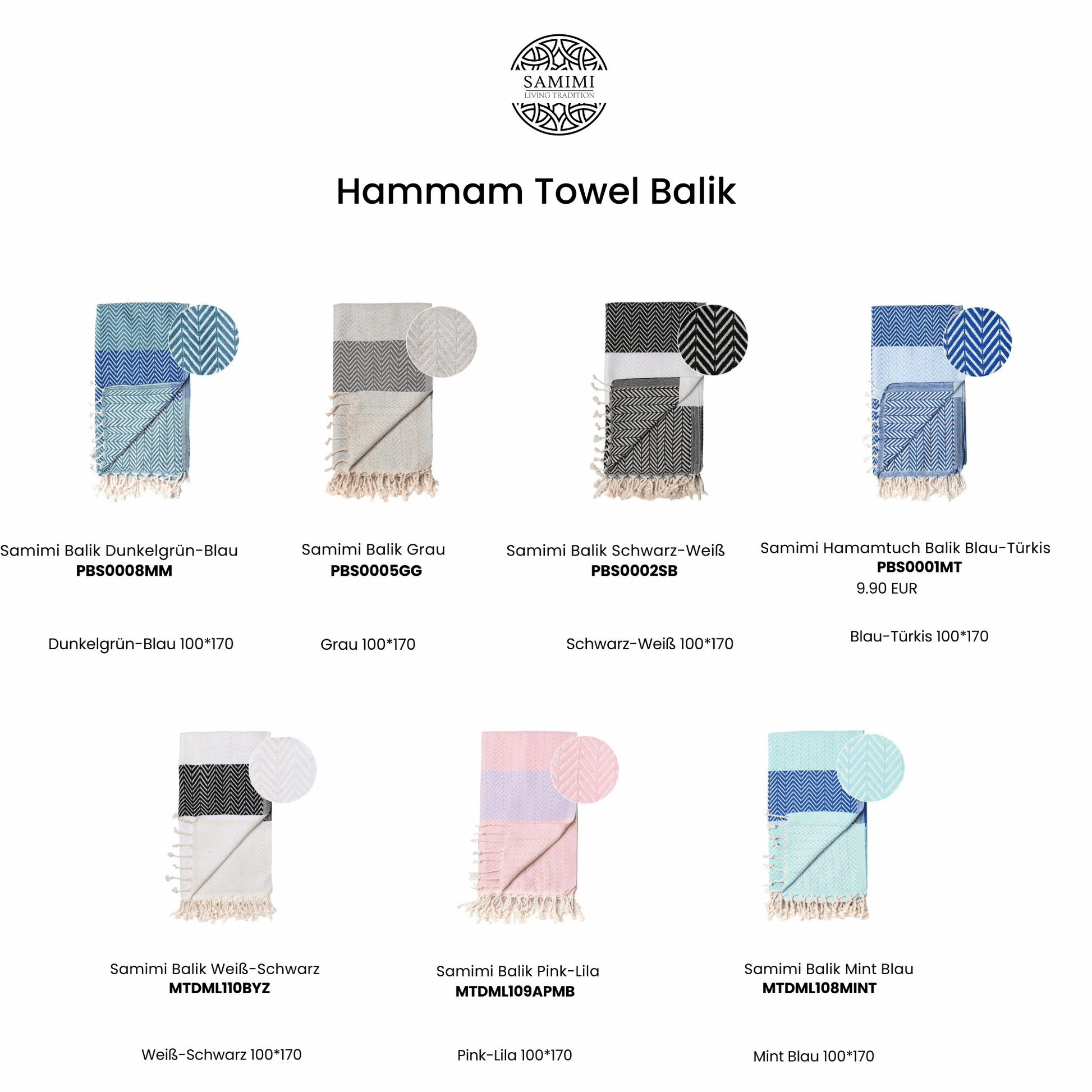 Beach Spa Turkish Hammam Towel Balik Blue/Turquoise - Premium Bath & Beauty from Harlequin Juniper - Just $25.23! Shop now at ZLA