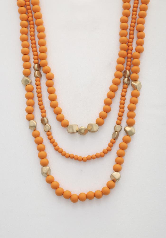 Beaded Layered Necklace - ZLA