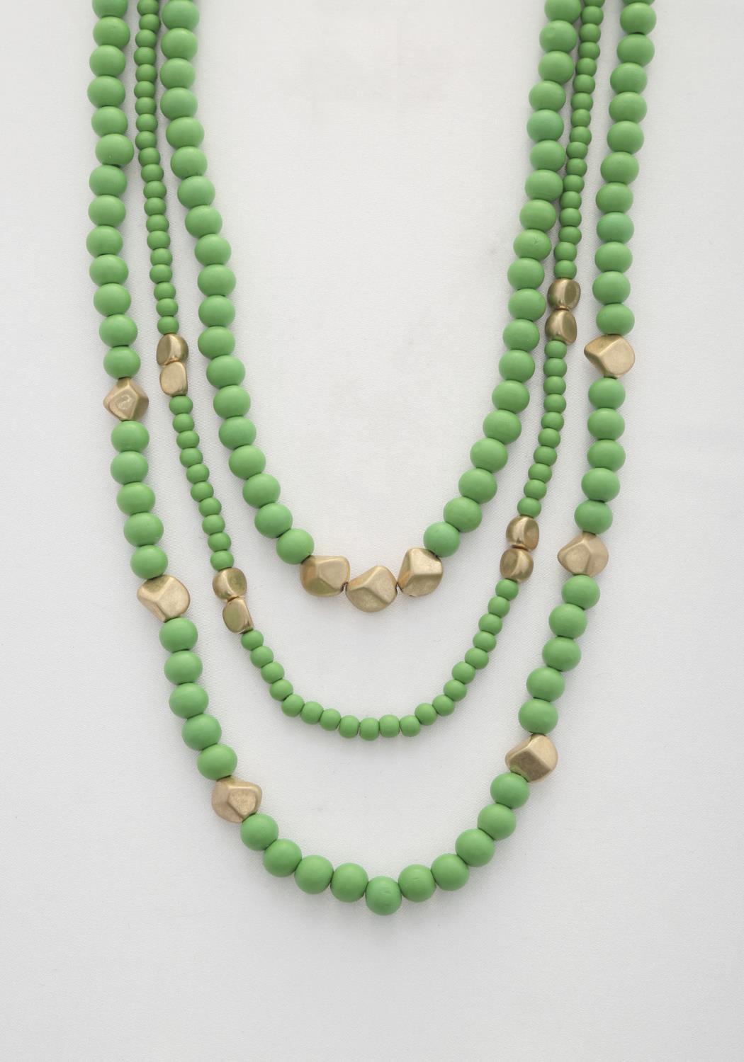 Beaded Layered Necklace - ZLA