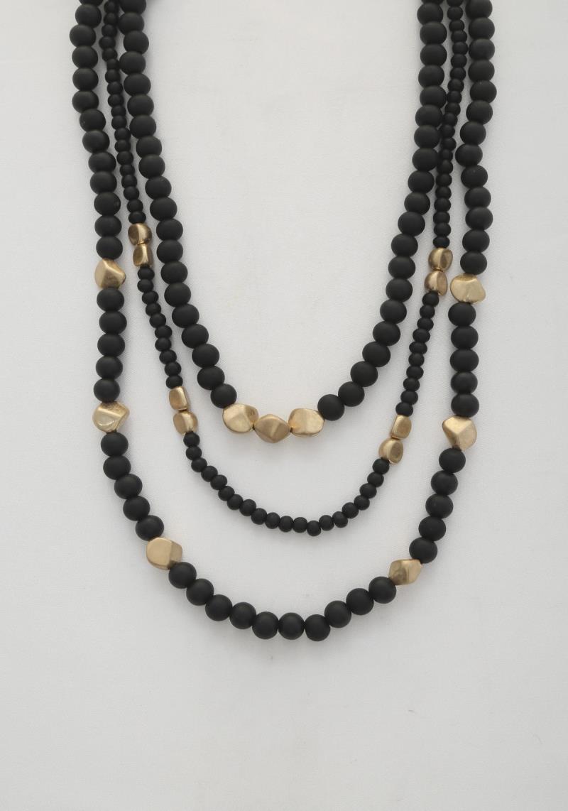 Beaded Layered Necklace - ZLA