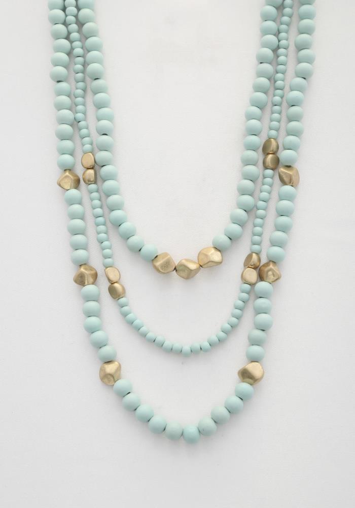 Beaded Layered Necklace - ZLA