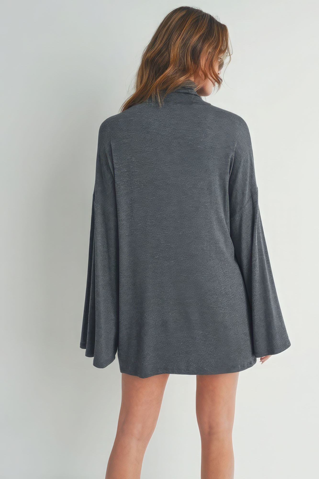 Bell Sleeve Turtle Neck Dress - Premium  from ZLA - Just $28! Shop now at ZLA