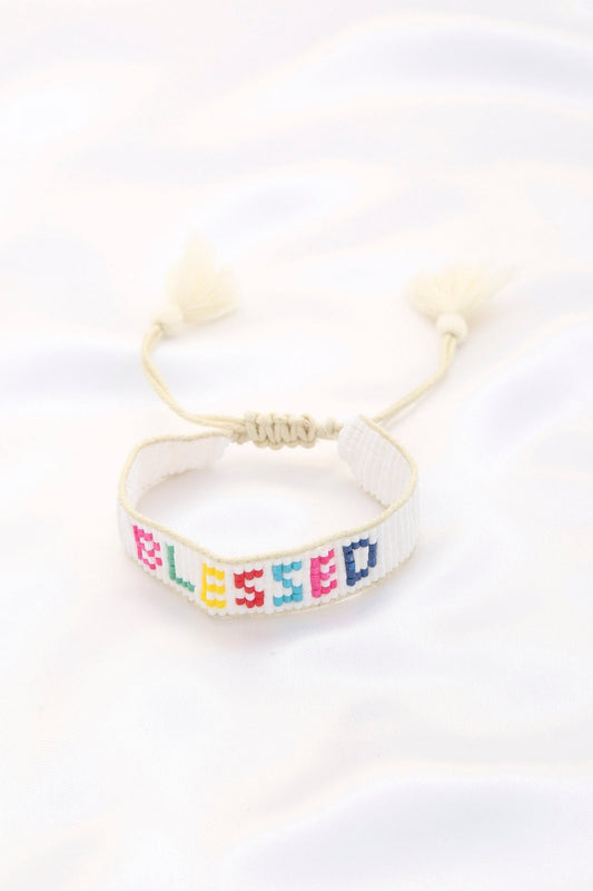 Blessed Bead Pull Tie Bracelet - ZLA