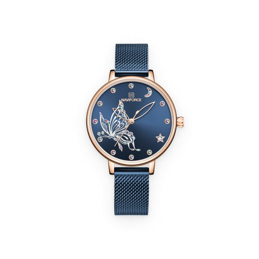 Blue Butterfly Steel Watch For Women - Premium  from ZLA - Just $26.99! Shop now at ZLA