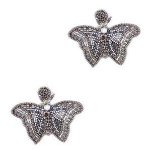 Butterfly Beaded Fashion Earrings - ZLA