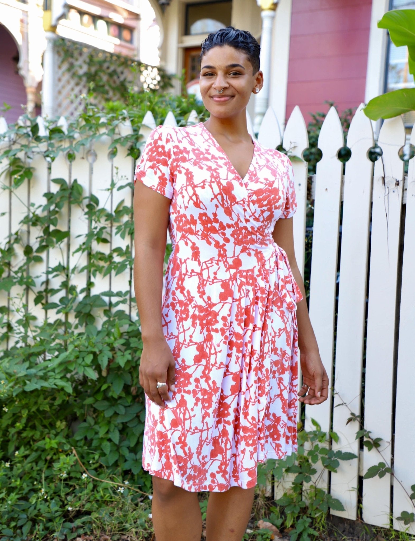 Charmed Organic Wrap Dress - Premium  from Passion Lilie - Just $96! Shop now at ZLA