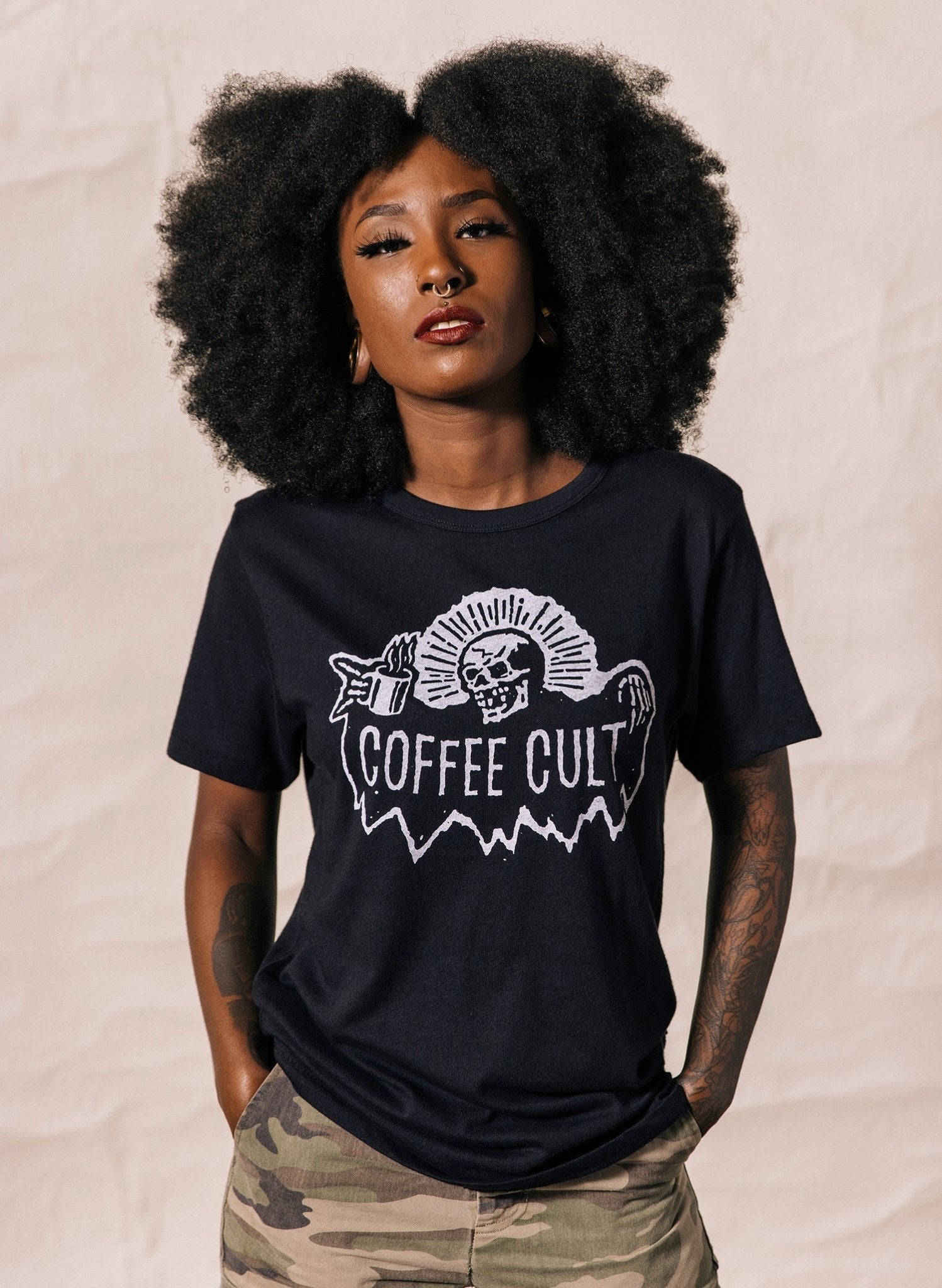 Coffee Cult Tee - Premium  from Pyknic - Just $32! Shop now at ZLA