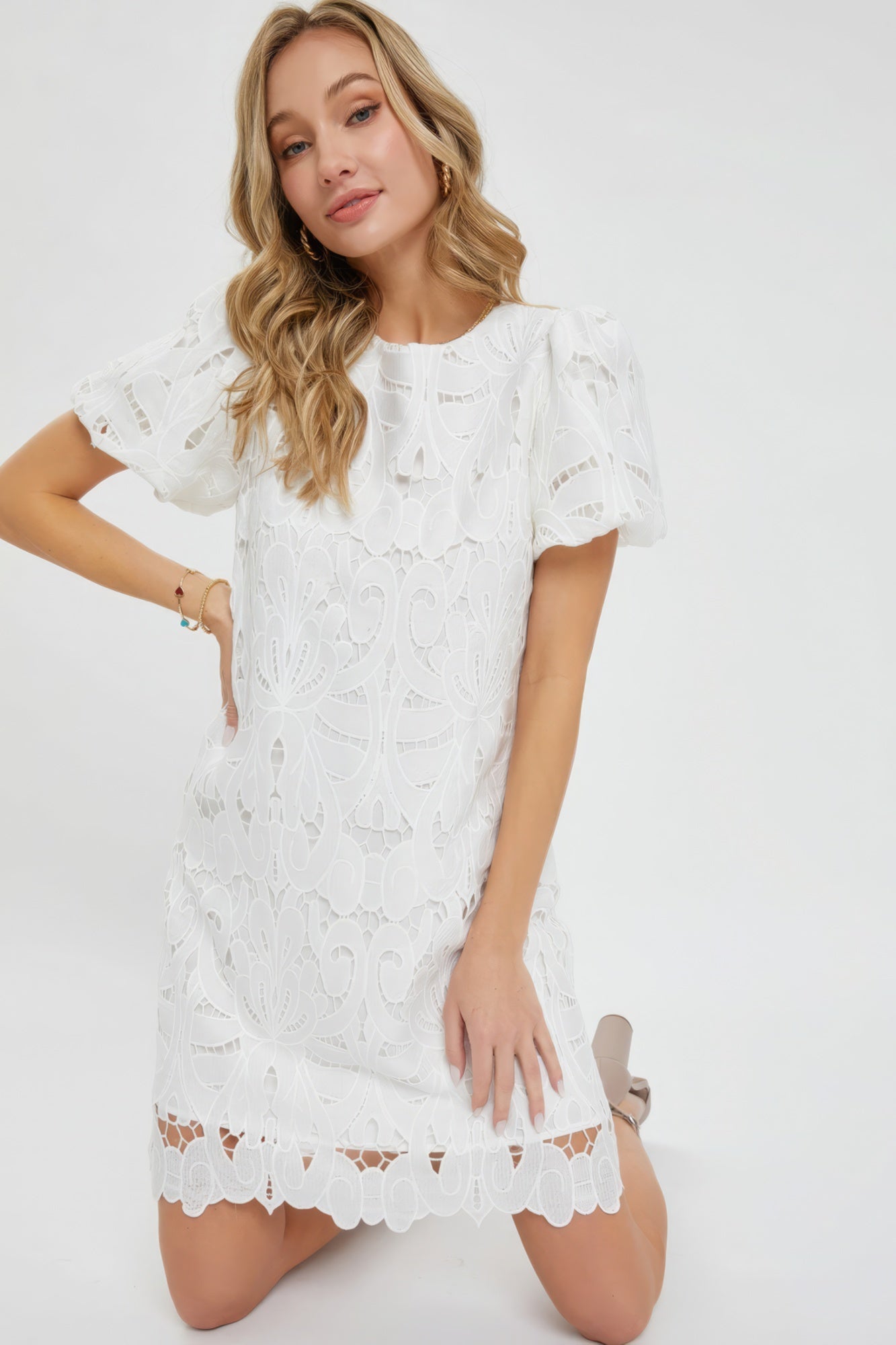 Crochet Lace Dress - Premium  from ZLA - Just $70! Shop now at ZLA