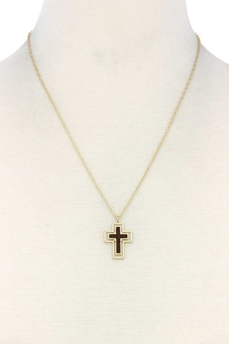 Cross Charm Necklace - ZLA