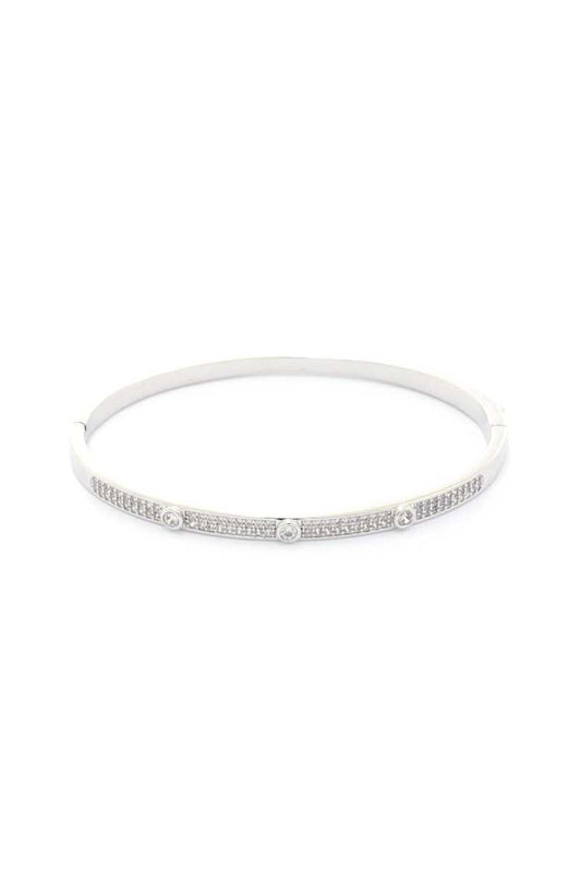 Cubic Zirconia Encrusted Bracelet - ZLA