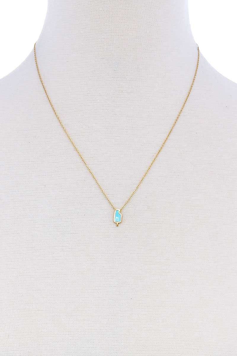 Cute Fashion Accent Brass Necklace - ZLA