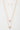 Double Crystal Metal Layered Necklace - ZLA