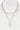 Double Layered Cross Pendant Chain Necklace - ZLA