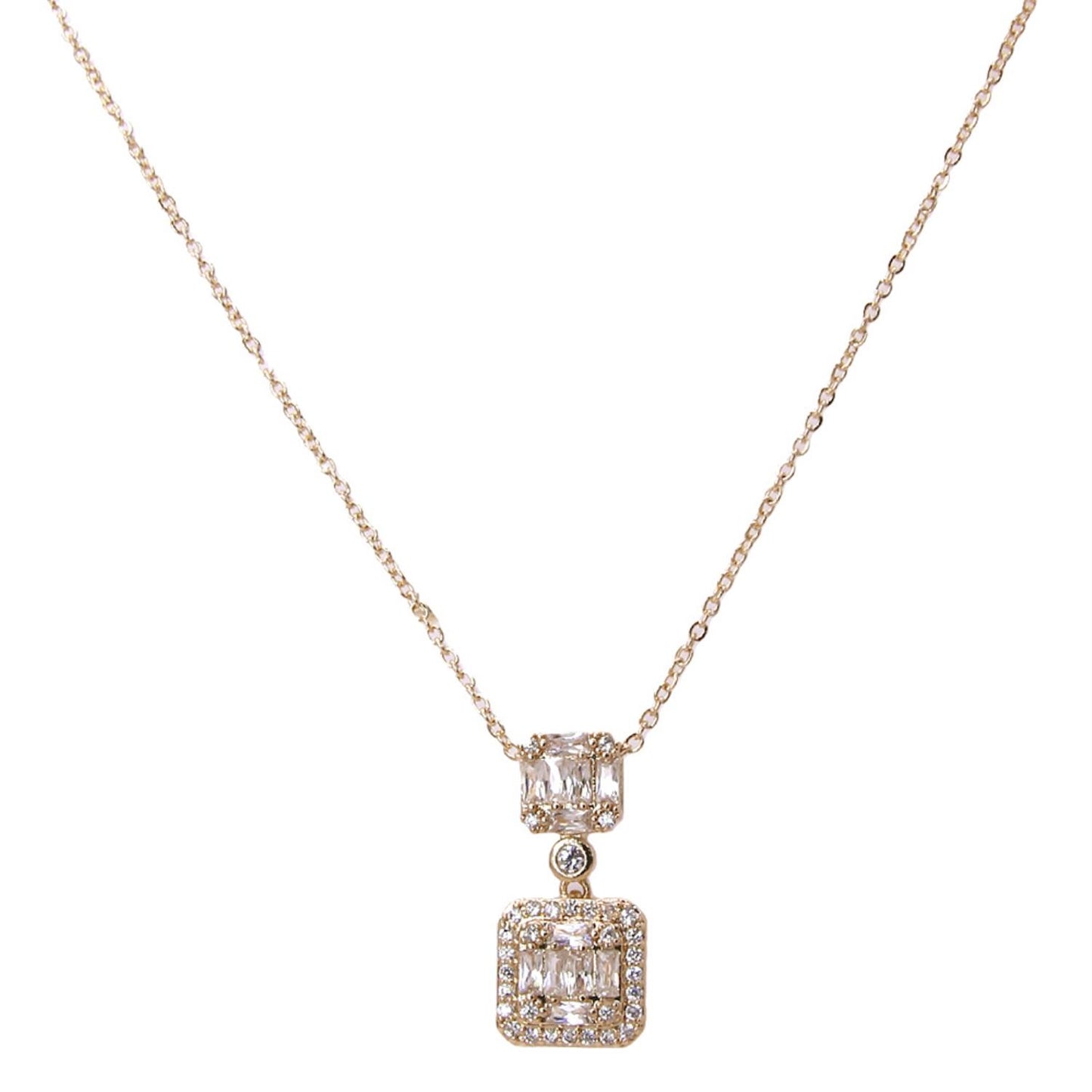 Double Square Necklace - ZLA