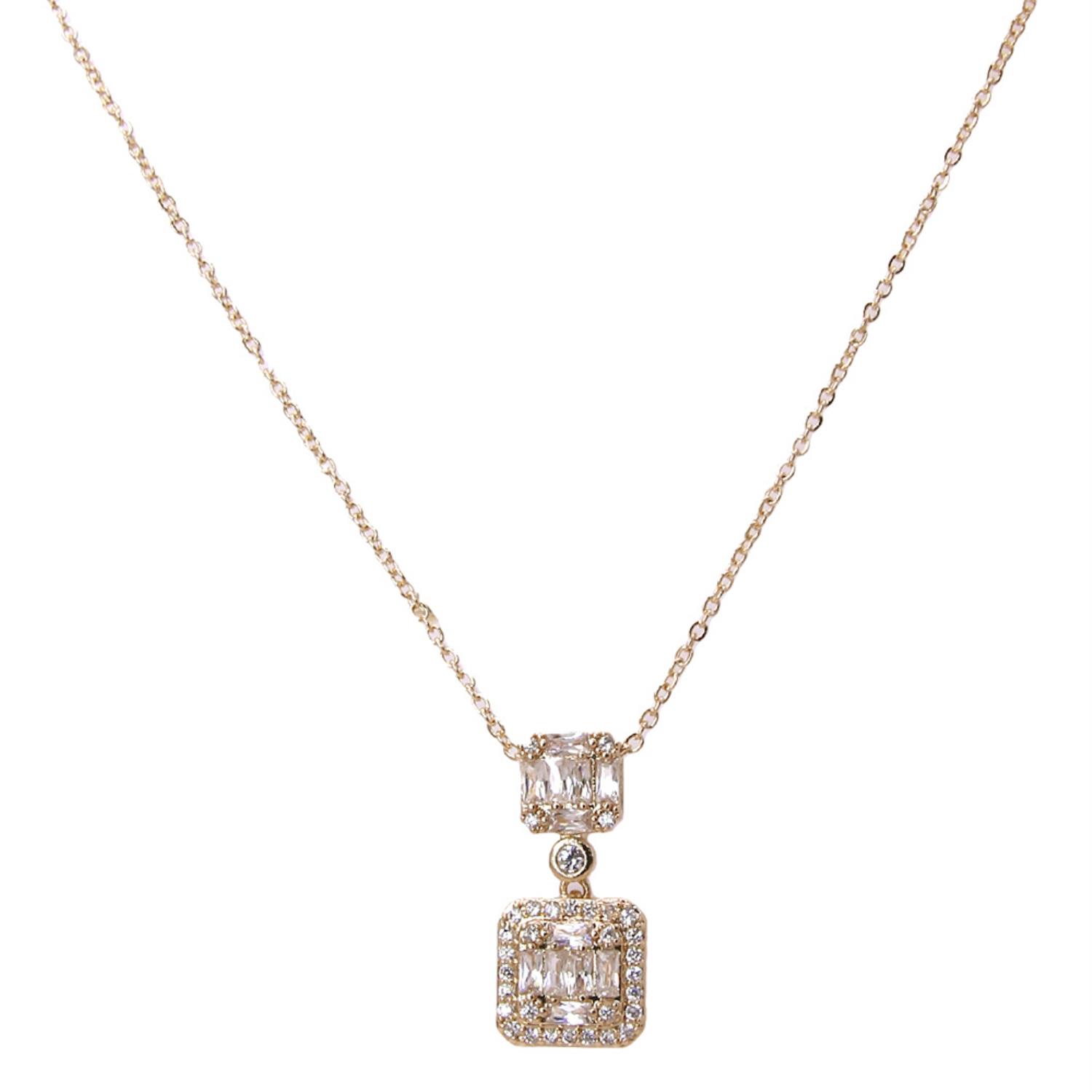 Double Square Necklace - ZLA