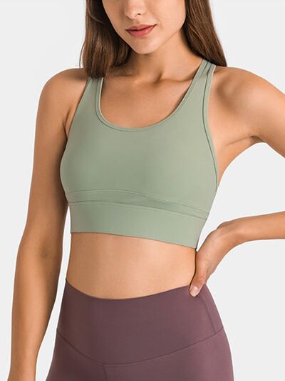 Double Take Round Neck Racerback Cropped Tank - Premium  from Trendsi - Just $30! Shop now at ZLA