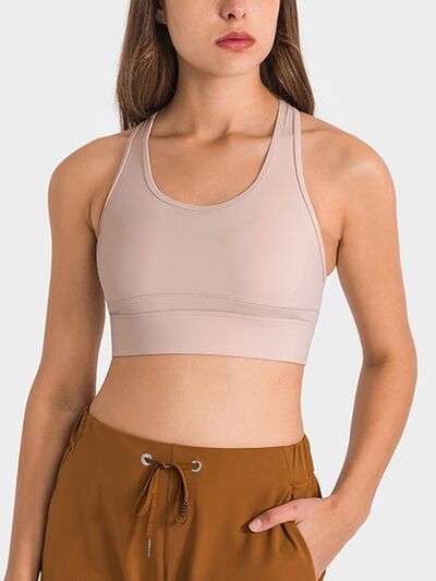 Double Take Round Neck Racerback Cropped Tank - Premium  from Trendsi - Just $30! Shop now at ZLA