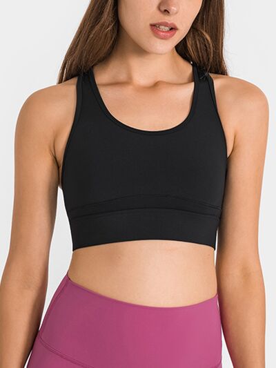 Double Take Round Neck Racerback Cropped Tank - Premium  from Trendsi - Just $30! Shop now at ZLA