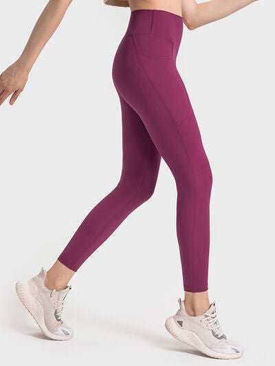 Double Take Wide Waistband Leggings - Premium  from Trendsi - Just $32! Shop now at ZLA