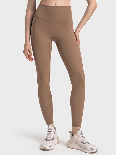 Double Take Wide Waistband Leggings - Premium  from Trendsi - Just $32! Shop now at ZLA