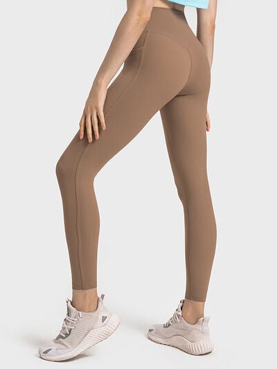 Double Take Wide Waistband Leggings - Premium  from Trendsi - Just $32! Shop now at ZLA