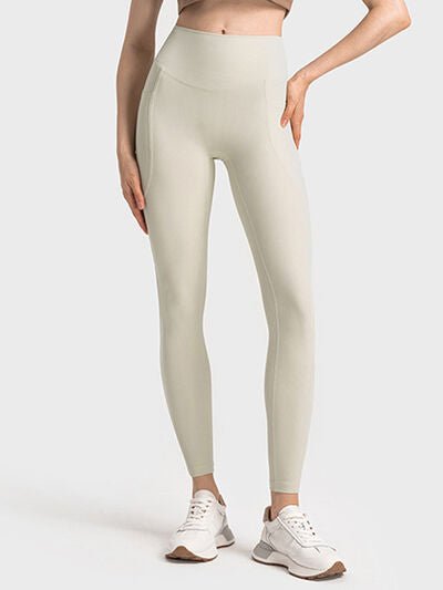 Double Take Wide Waistband Leggings - Premium  from Trendsi - Just $32! Shop now at ZLA