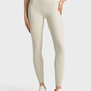 Double Take Wide Waistband Leggings - Premium  from Trendsi - Just $32! Shop now at ZLA