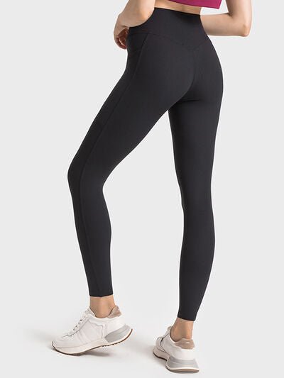 Double Take Wide Waistband Leggings - Premium  from Trendsi - Just $32! Shop now at ZLA