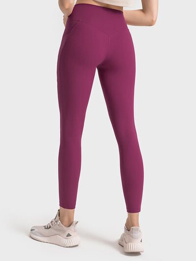 Double Take Wide Waistband Leggings - Premium  from Trendsi - Just $32! Shop now at ZLA