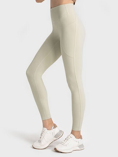 Double Take Wide Waistband Leggings - Premium  from Trendsi - Just $32! Shop now at ZLA