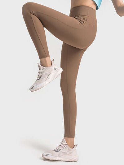 Double Take Wide Waistband Leggings - Premium  from Trendsi - Just $32! Shop now at ZLA