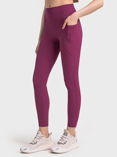 Double Take Wide Waistband Leggings - Premium  from Trendsi - Just $32! Shop now at ZLA