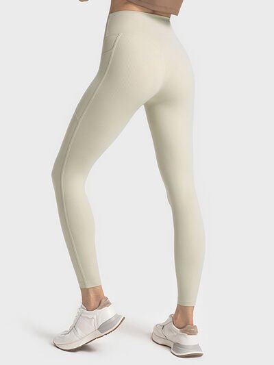 Double Take Wide Waistband Leggings - Premium  from Trendsi - Just $32! Shop now at ZLA