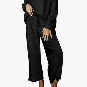 Dropped Shoulder Top and Pants Set - Premium  from Trendsi - Just $53! Shop now at ZLA