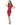 Eden Asymmetric Neckline Mini Dress - Red - Premium  from Savoy Active - Just $16.15! Shop now at ZLA