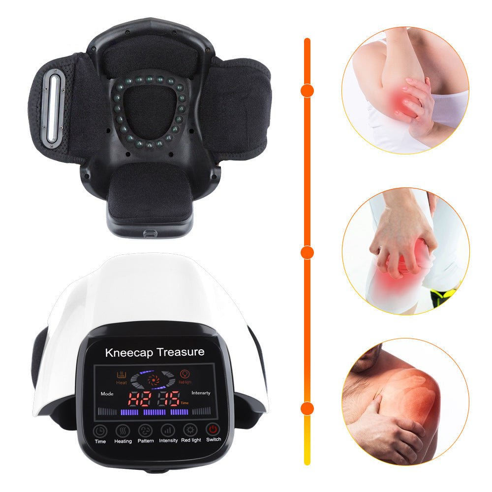 Electric heating knee protector knee massage instrument vibration hot compress joint massager physical therapy instrument gift for parents and elderly - Premium  from ZLA - Just $48.36! Shop now at ZLA