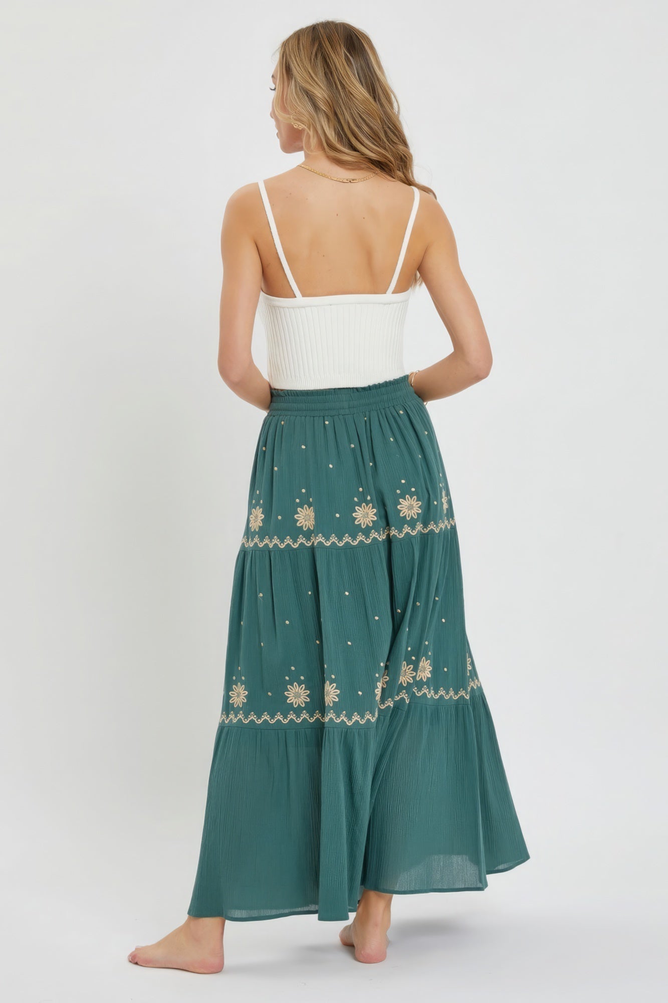 Embroidery Maxi Skirts - Premium  from ZLA - Just $75.50! Shop now at ZLA